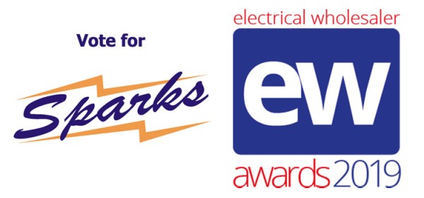 We need your Vote: Sparks was Nominated for Three 2019 Electrical Wholesaler Awards!