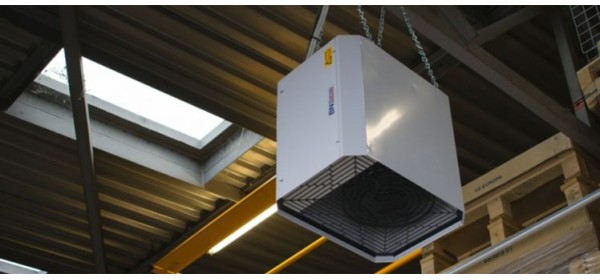 Application of the BN Thermic Industrial Fan Heaters OUH2 in Warehouses