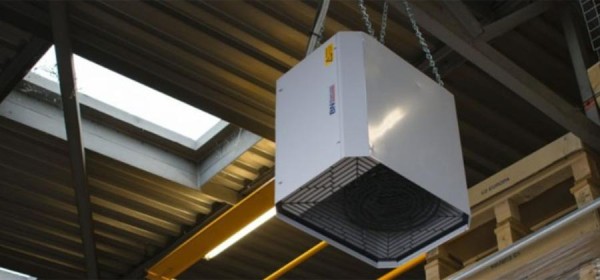Application of the BN Thermic Industrial Fan Heaters OUH2 in Warehouses