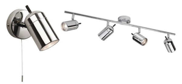 New Wall or Ceiling lights, the Stylish Firstlight Atlantic Spotlights, IP44 rated spots