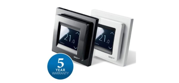 New from Danfoss: the DEVIreg Touch screen intelligent thermostat