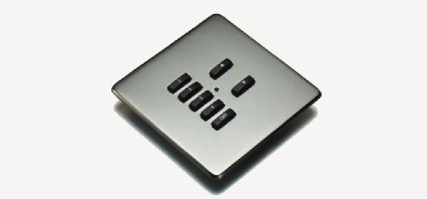 Rako RCM-070, 7-button screwless plate kit wireless controller module for Rako Dimmers