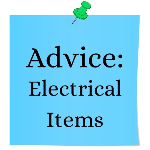 Electrical Items Advice
