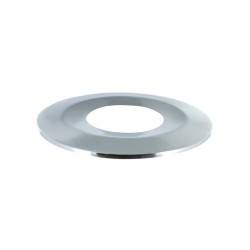Low Profile Satin Nickel Bezel 85mm diam for the FRFL Fire Rated Downlights, Integral LED ILDLFR70B007