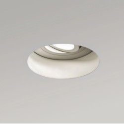 Trimless Round Adjustable Downlight in Matt White Fire Rated GU10 LED IP20 rated, Astro 1248006