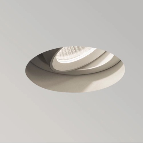 Trimless Round Adjustable LED Downlight 6.8W 2700K in Matt White IP20 rated, Astro 1248010