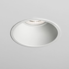Minima Round LED Fixed Downlight in Textured White using 1 x 6.8W COB LED 2700K 434lm IP20, Astro 1249005
