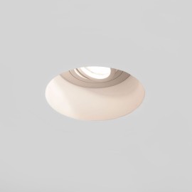 Blanco Round Adjustable Downlight in White Plaster IP20 using a GU10 max. 50W Dimmable, Astro 1253005
