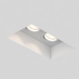Blanco Twin Adjustable Downlight in White Plaster using 2 x GU10 max. 50W Dimmable, Astro 1253006