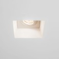 Blanco Square Adjustable Downlight in White Plaster IP20 using GU10 max. 50W Dimmable, Astro 1253007