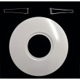 White Circular Conversion Plate, 70mm - 180mm Conversion Plate for Downlights