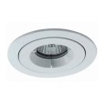 IP65 Fire Rated Fixed GU10 Downlight in White, Shower Recessed Light 85mm Cutout Ansell iCage Mini