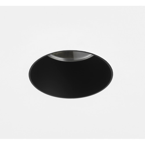 Void 80 Downlight in Matt Black IP65 Fire Rated using 1 x GU10 6W LED Dimmable Round Fixed Astro 1392016