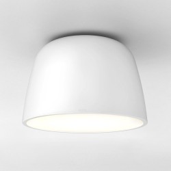 Taiko 300 Matt White Flush Ceiling Light Bell-shaped using 2x 12W max. LED E27/ES, Astro Lighting 1456005