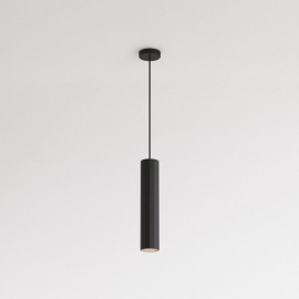 Hashira Pendant in Matt Black Pendant Ceiling Suspension Lamp using 1x 6W Max LED GU10, Astro Lighting 1442004