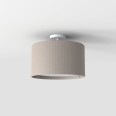 Semi Flush Ceiling Light in Textured White using 1 x 12W max LED E27/ES (no shade), Astro Lighting 1362002
