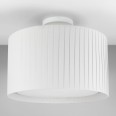 Semi Flush Ceiling Light in Textured White using 1 x 12W max LED E27/ES (no shade), Astro Lighting 1362002