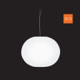 Flos Glo-Ball S1 Pendant - 330mm Opal White Globe Suspension Light designed by Jasper Morrison