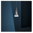 Flos Fucsia 1 Modern Glass Pendant designed by Achille Castiglioni, Conical Drop Ceiling Light