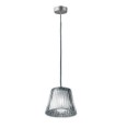 Flos Romeo Babe S Grey Pendant designed by Philippe Starck, Flos F6124000 Suspension Lamp