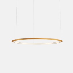 Circular Pendant in Painted Gold 30-500cm Height 31.7W 2700K 1264lm Non-Dimmable LEDS-C4 CD4A-00V9AZOUEF