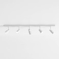 Apollo Five Spotlight Bar in Textured White Adjustable for Wall/Ceiling Mounting IP20 5 x 6W max. LED GU10, Astro 1422013