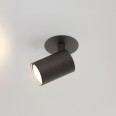 Ascoli Single Bronze GU10 Recessed Adjustable Spotlight IP20 Dimmable for Plasterboard Ceiling Mounting Astro 1286022