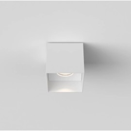 Osca LED Square Matt White Ceiling Surface Spotlight 7.8W 2700K Dimmable LED IP20 Astro 1252024