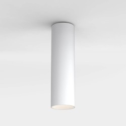 Yuma Surface 250 LED Ceiling Light Textured White c/w 10.3W 2700K 632lm LED IP20 rated Dimmable, Astro 1399013