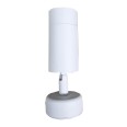 White Surface Mounted Adjustable GU10 Spotlight max. 50W IP20 rated, FossLED FL0SGU1-0 Shooter Spot