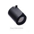 Illuma Prospot 38.2W 3600lm LED Spotlight Dimmable GDL - 3-Circuit Switched Track Adaptor 3000K/4000K White/Black 24/38/60deg Beam