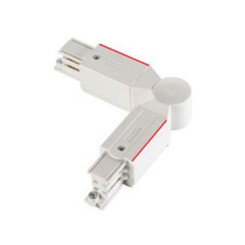 Adjustable Connector 60 to 300 Degrees, 160mm, for Illuma 3-Circuit Track System (Global Track) in White or Black