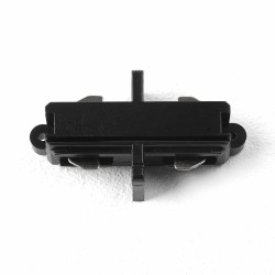 Matt Black Track End-to-End Connector for use with Astro Lighting Track System, Astro 6020012