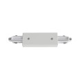 Central Live Connector in Matt White for Astro Track System, Single Phase, Astro 6020017