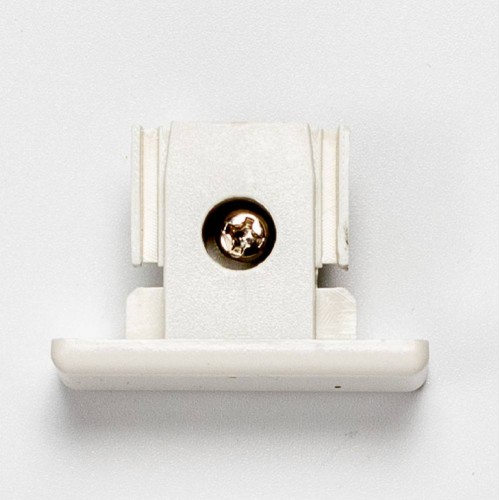End Cap in White for Single Circuit Track, FossLED FLTEC-0