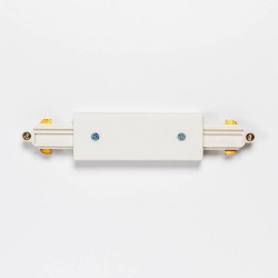 Middle Feed in White for Single Circuit Track, FossLED FLTMF-0 for 1-circuit Track