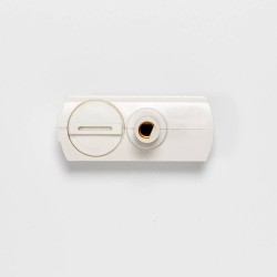 Pendant Adaptor in White for Single Circuit Track, FossLED FLTPA-0 for 1-circuit Track