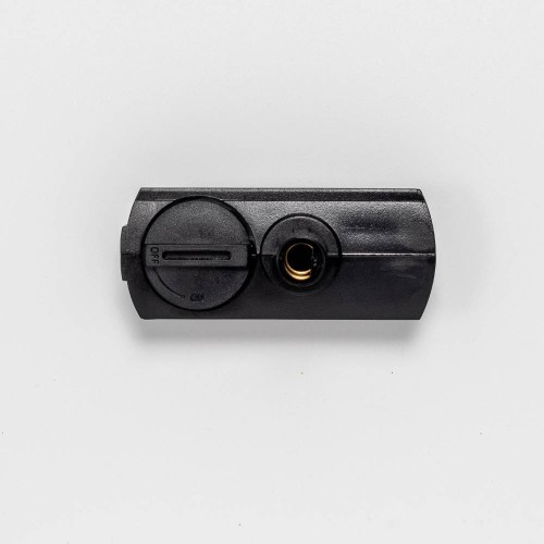 Pendant Adaptor in Black for Single Circuit Track, FossLED FLTPA-1 for 1-circuit Track