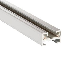Illuma T12-WH 12ft/3555mm 1-Circuit 16A Mains Voltage Track in White with Dead End, White Illuma Track