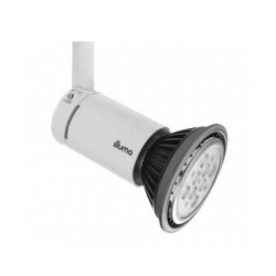 Illuma Topspot T310-WH/S White LED Spotlight for Single Track System E27/ES LED Lamp R60/R63/R80/PAR20/PAR30/PAR38