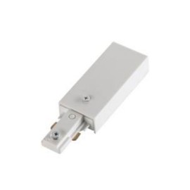 Illuma T38-WH Live End (82mm) in White for 1-circuit Illuma Mains Track System
