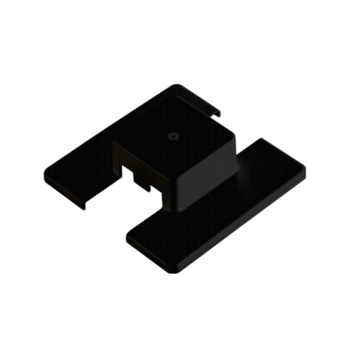 Illuma T39-BL Centre Feed (118mm x 118mm) in Black for Incoming Mains Supply for 1-circuit Track