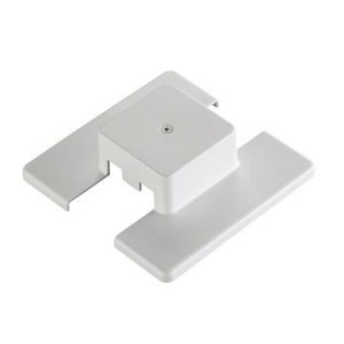 Illuma T39-WH White Centre Feed (118mm x 118mm) for Incoming Mains Supply for Mains Track