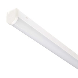 Thorn Poppy 48W 5ft/1460mm LED Batten Fitting 4000K 4500lm with 3h Emergency IP20 White, Surface Mounted Thorn 96631270 1500 4500 840 E3