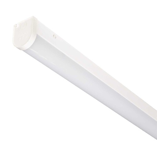 Thorn Poppy 80W 6ft/1722mm LED Batten Fitting 4000K 8508lm IP20 in White, Surface Mounted Thorn 96631263 1800 8500 840