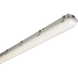 IP65 5ft 1563mm 29W Single LED Batten 4000K c/w Emergency Weatherpack Non-Corrosive for Indoor/Outdoor Applications