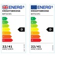 5ft/1525mm 22W/41W 3000/4000/5700K CCT Adjustable LED Batten Non-Dimmable Knightsbridge BATSCW5