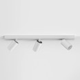 Can 50 Triple Bar in Matt White with Adjustable LED Spots 22.6W 3000K Dimmable Wall / Ceiling, Astro 1396007
