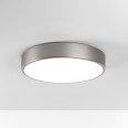Mallon LED Matt Nickel Bathroom Ceiling / Wall Light Glass Diffuser 16.2W 2700K IP44 Astro 1125005