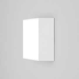 Kea 140 Square LED Light in Textured White IP65 3000K 5.3W LED Bulkhead for Wall/Ceiling, Astro 1391005